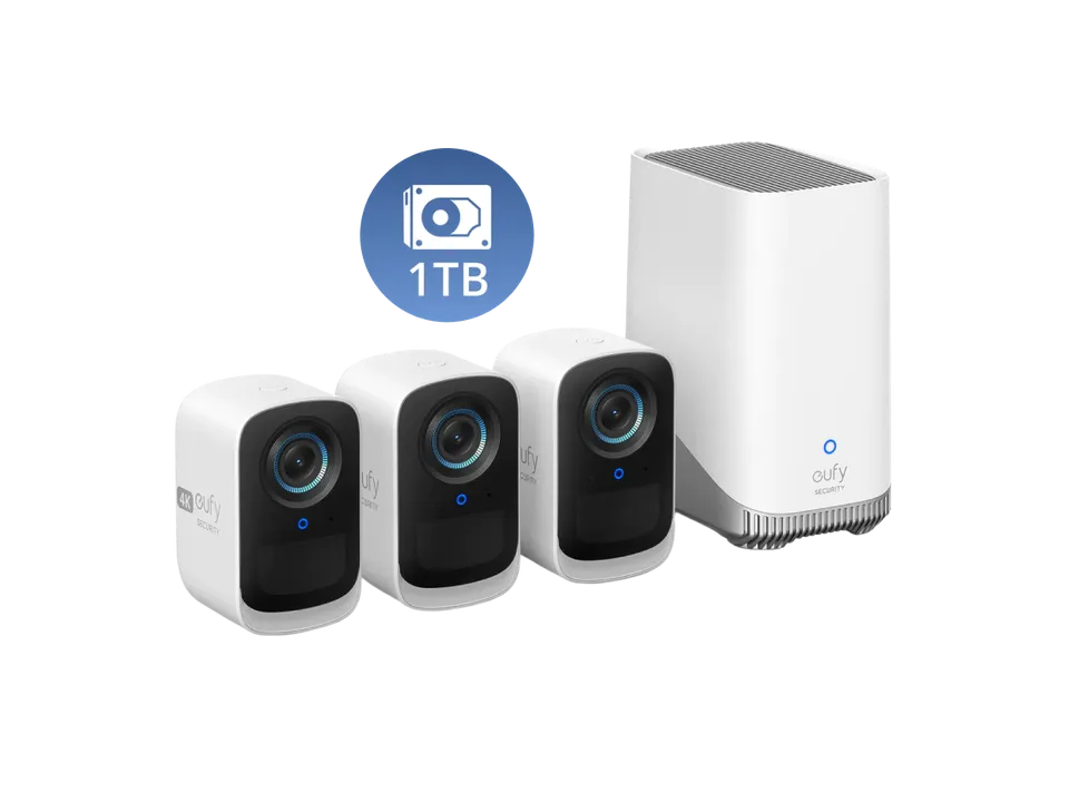 eufy-eufycam-s300-eufycam-3c-kit-3-cam-ras-disque-dur-1-to image 1