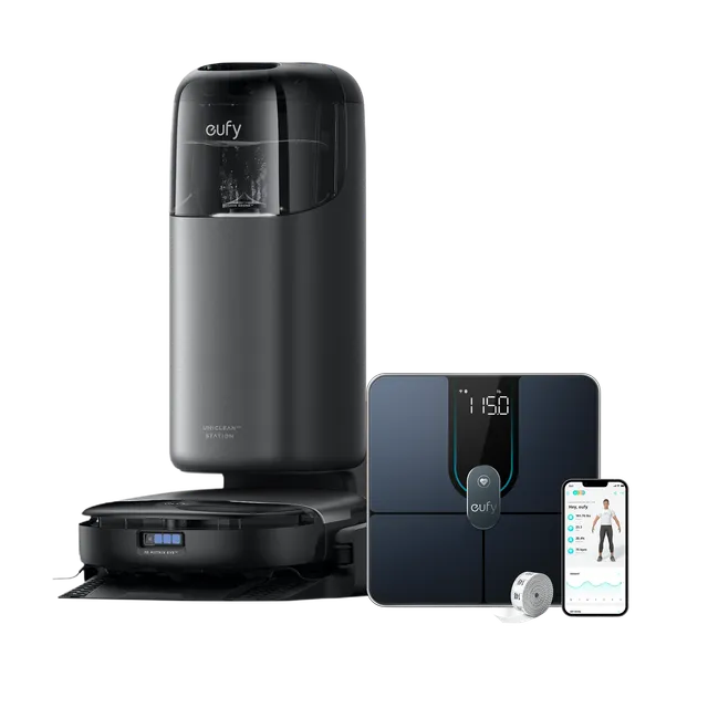 eufy-robot-aspirateur-laveur-omni-s1-pro-balance-smart-scale-p2-pro image 1