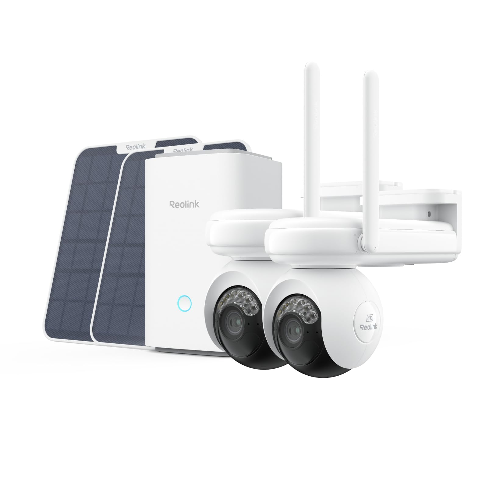 reolink-kit-2-1-argus-2x-cam-ras-pt-4k-solaires-home-hub-microsd-64-go-avec-colo image 1