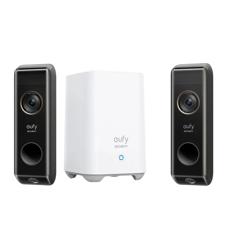eufy-video-doorbell-dual-2k-hdr-lot-de-2-homebase-3-s380 image 1