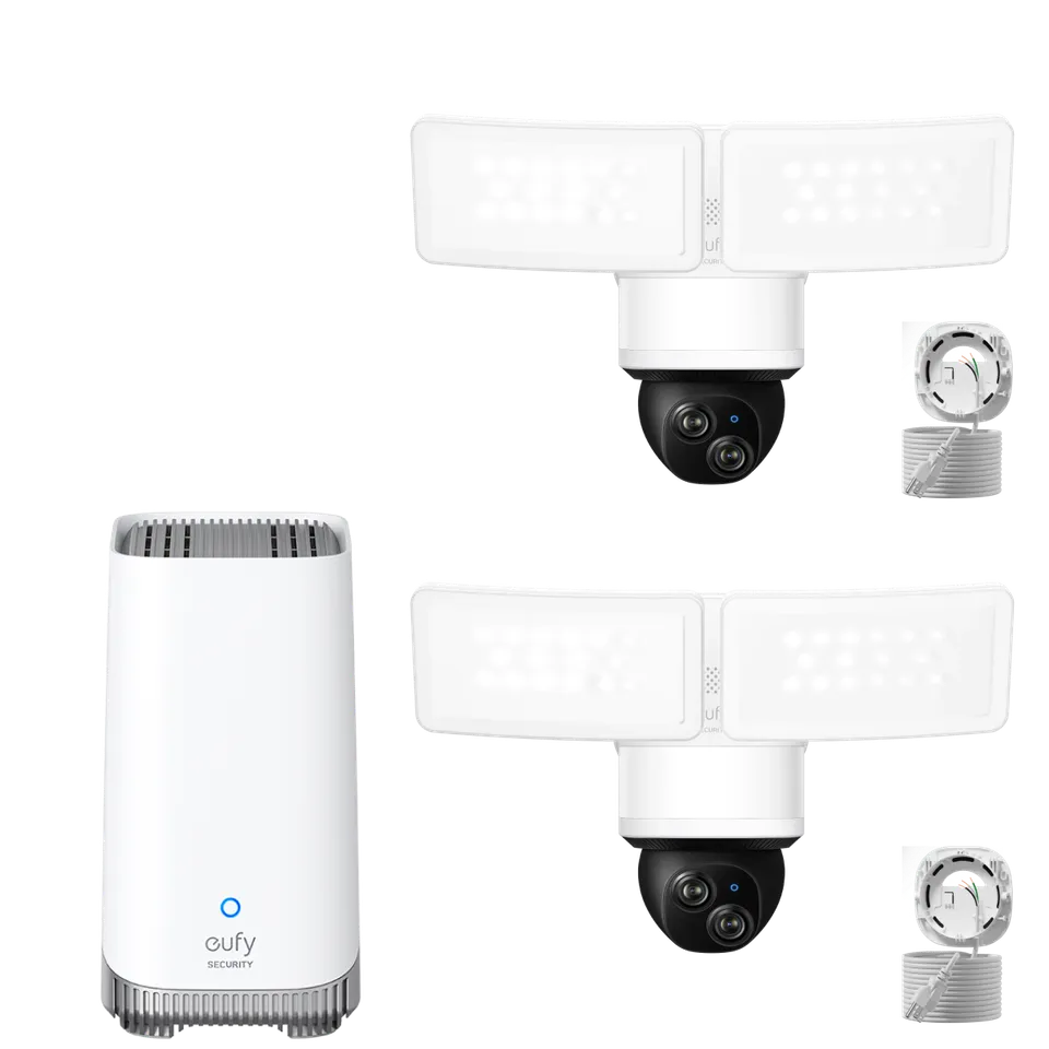 eufy-floodlight-camera-e340-kit-2-cam-ras-homebase-3 image 1