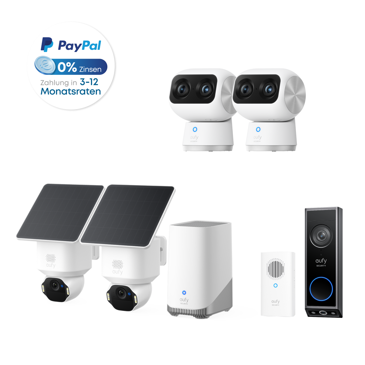 eufy-kit-vid-osurveillance-4k-2x-solocam-e42-homebase-s380-2x-s350-sonnette-e340 image 2
