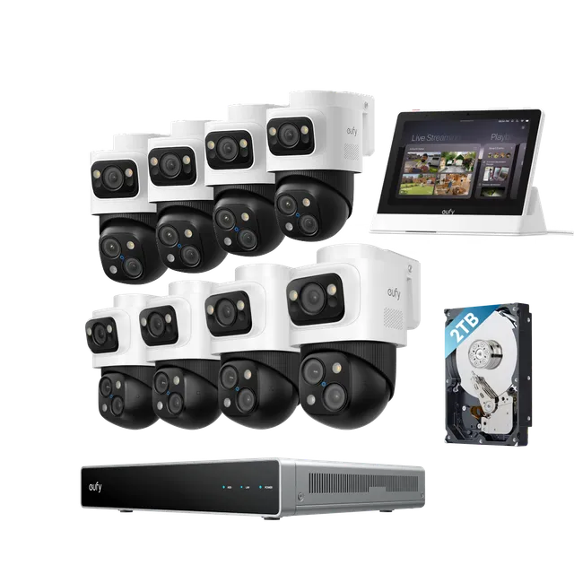 eufy-kit-8-syst-me-s-curit-nvr-poe-s4-max-smart-display-cam-ra-triple-objectif-1 image 1