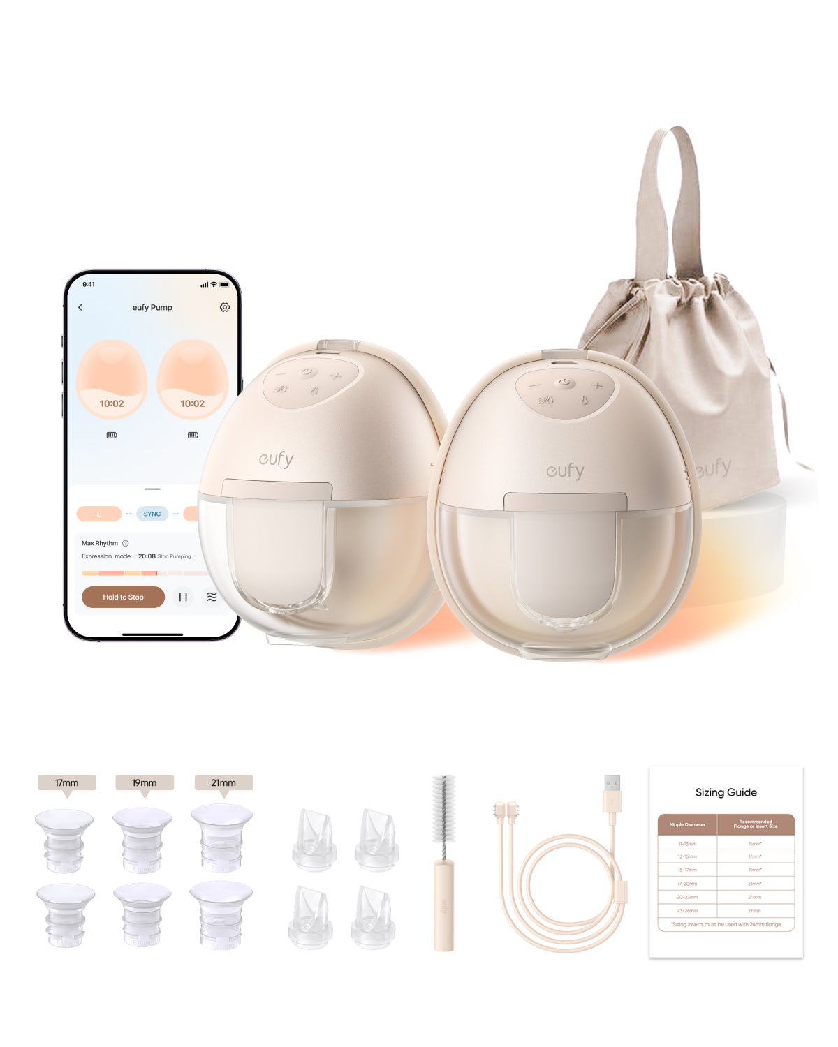 eufy-s1-tire-lait-lectrique-portable-chauffant-mains-libres image 2