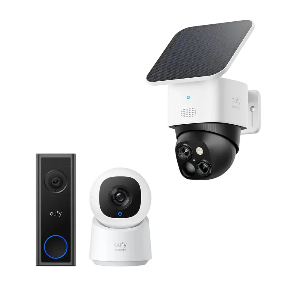 eufy-solocam-s340-sonnette-vid-o-c30-cam-ra-int-rieure-c210-kit-s-curit image 1