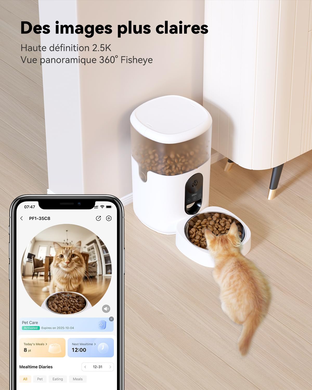 imou-rv1-distributeur-croquettes-chat-automatique-4l-avec-cam-ra-360-4mp image 3