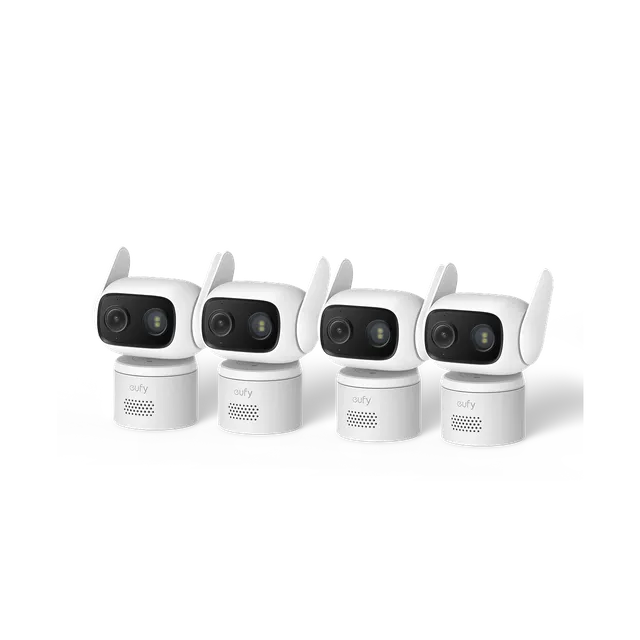eufy-cam-ra-filaire-c31-pack-de-4-cam-ra-360-panoramique-int-rieure-et-ext-rieur image 1