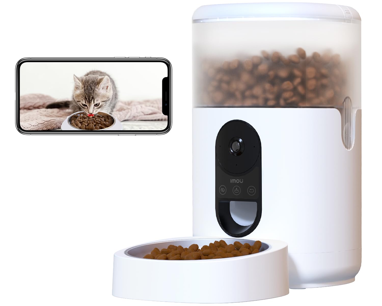 imou-rv1-distributeur-croquettes-chat-automatique-4l-avec-cam-ra-360-4mp image 1