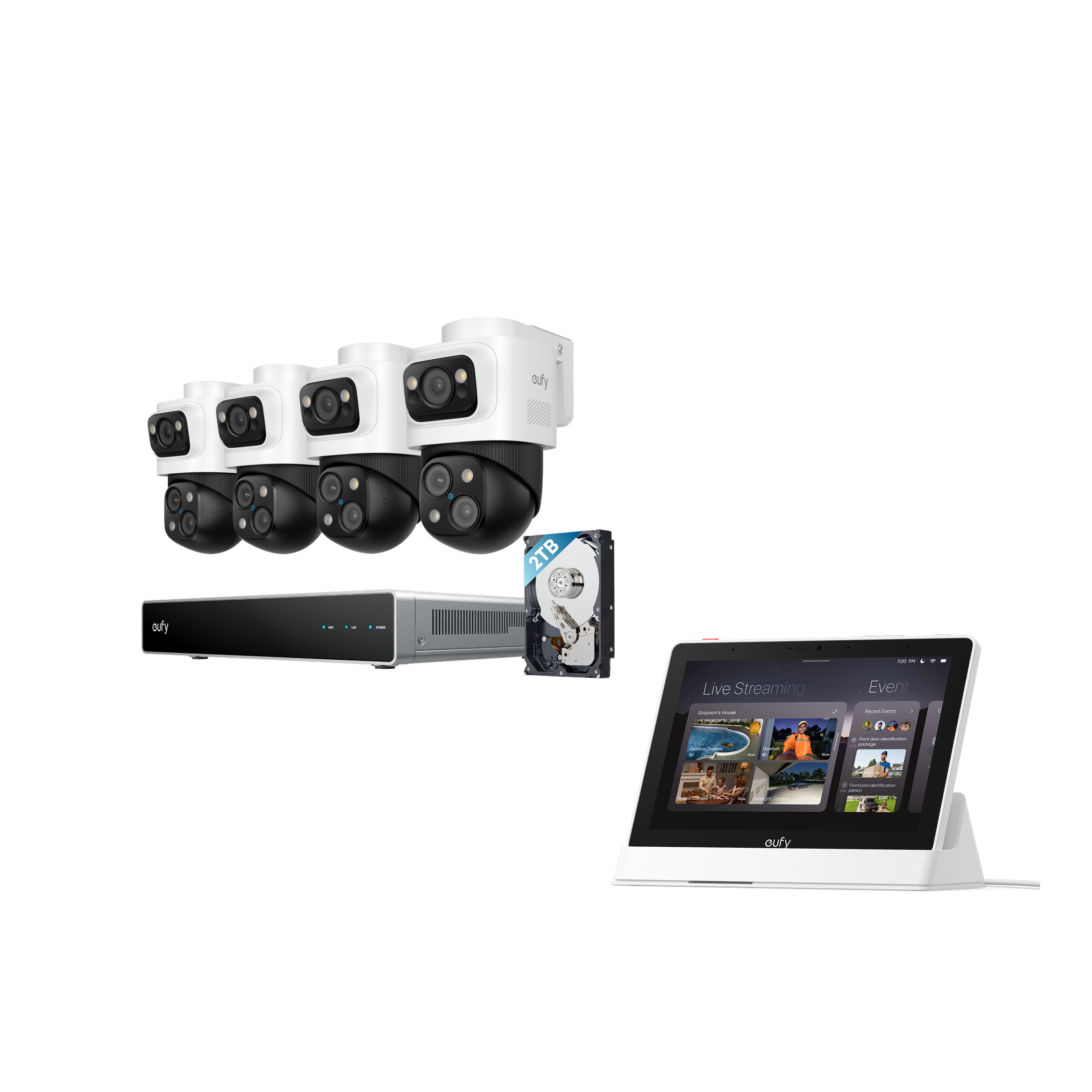 eufy-smart-display-e10-syst-me-nvr-poe-s4-max-kit-vid-osurveillance image 1