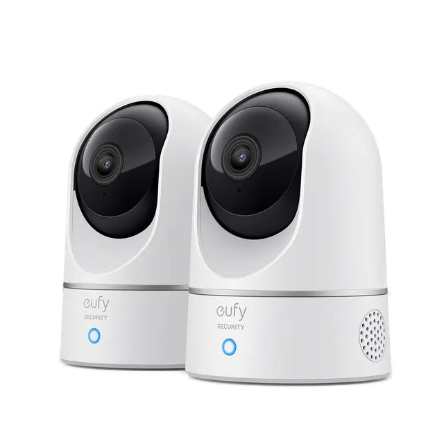 eufy-indoor-cam-e220-2k-cam-ra-int-rieure-panoramique-kit-2-cam-ras image 1