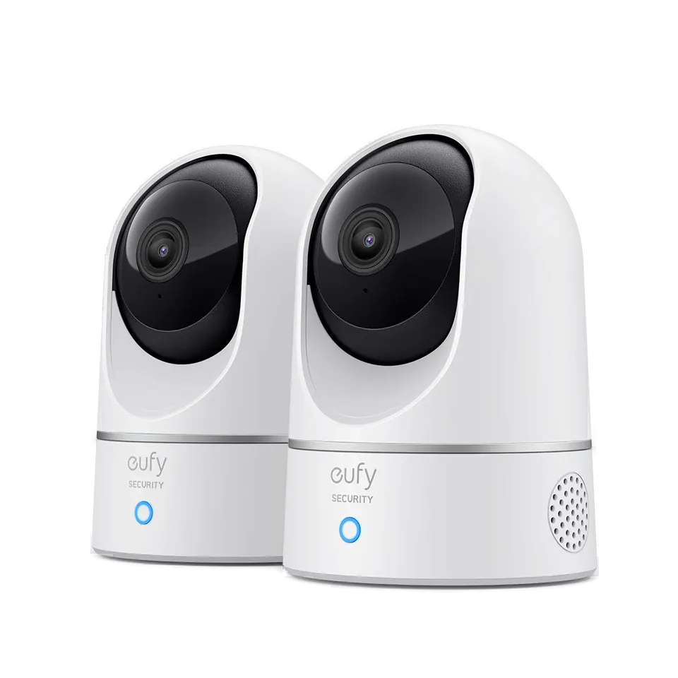 eufy-indoor-cam-e220-2k-cam-ra-int-rieure-panoramique-kit-2-cam-ras image 1