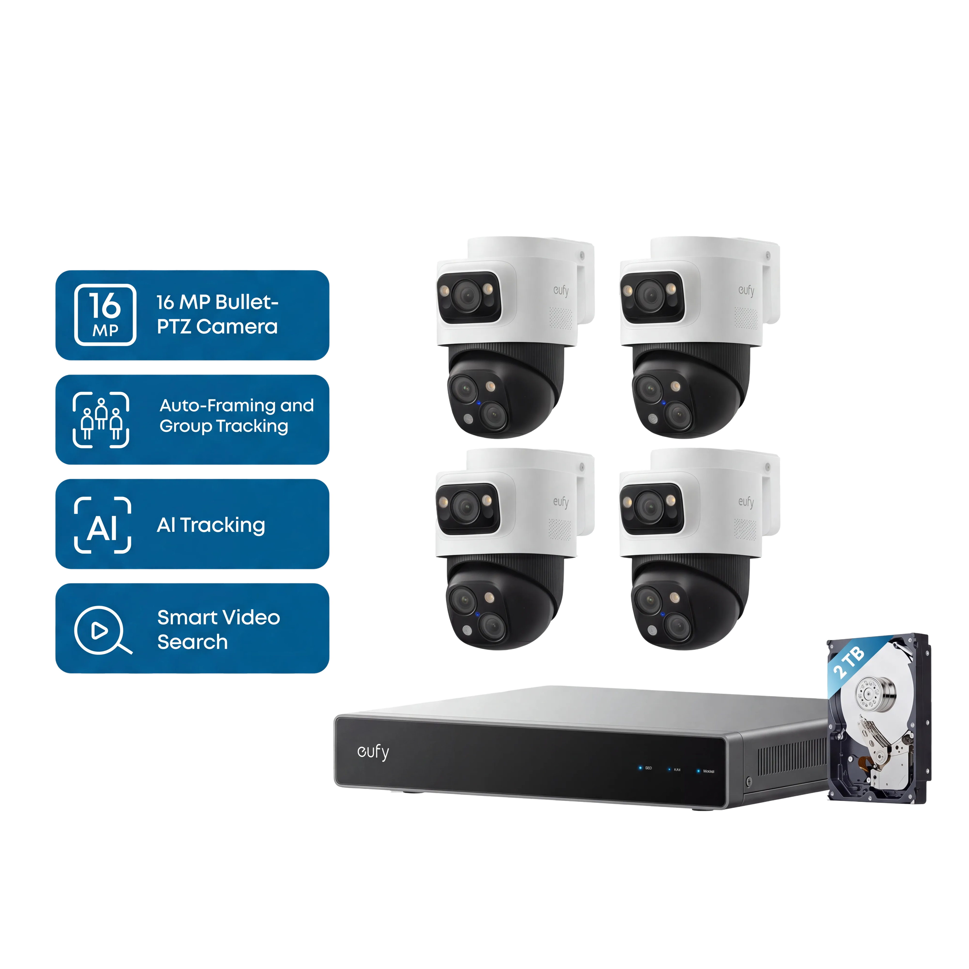 eufy-nvr-security-system-s4-max-cam-ra-bullet-ptz-triple-objectif-4k image 2