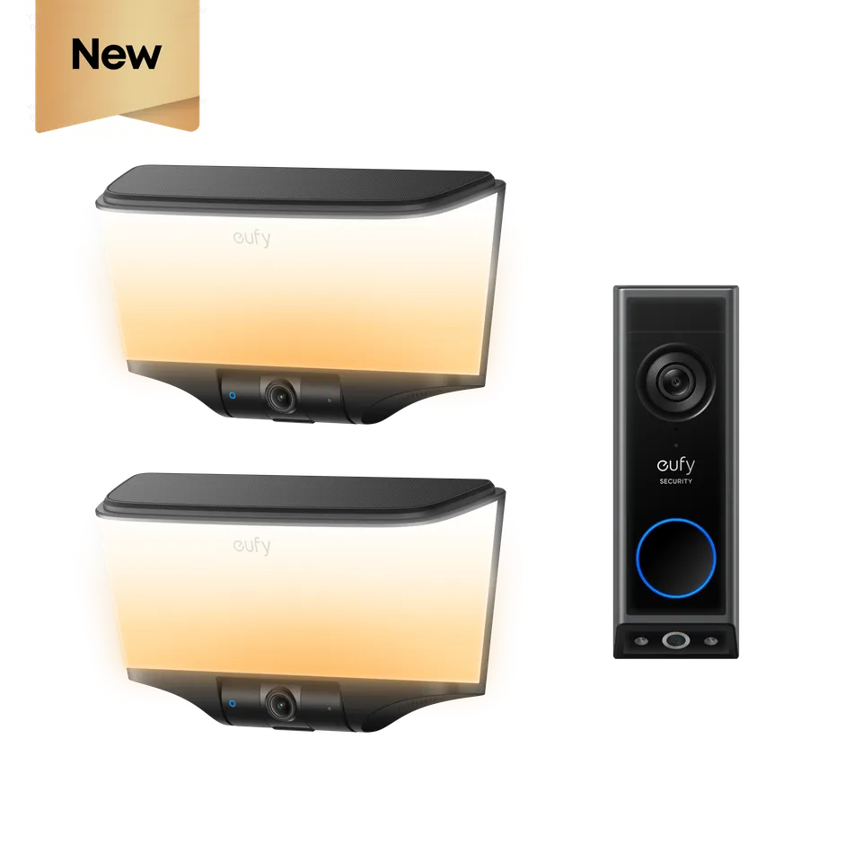 eufy-wall-light-cam-s4-lot-de-2-sonnette-vid-o-e340 image 1