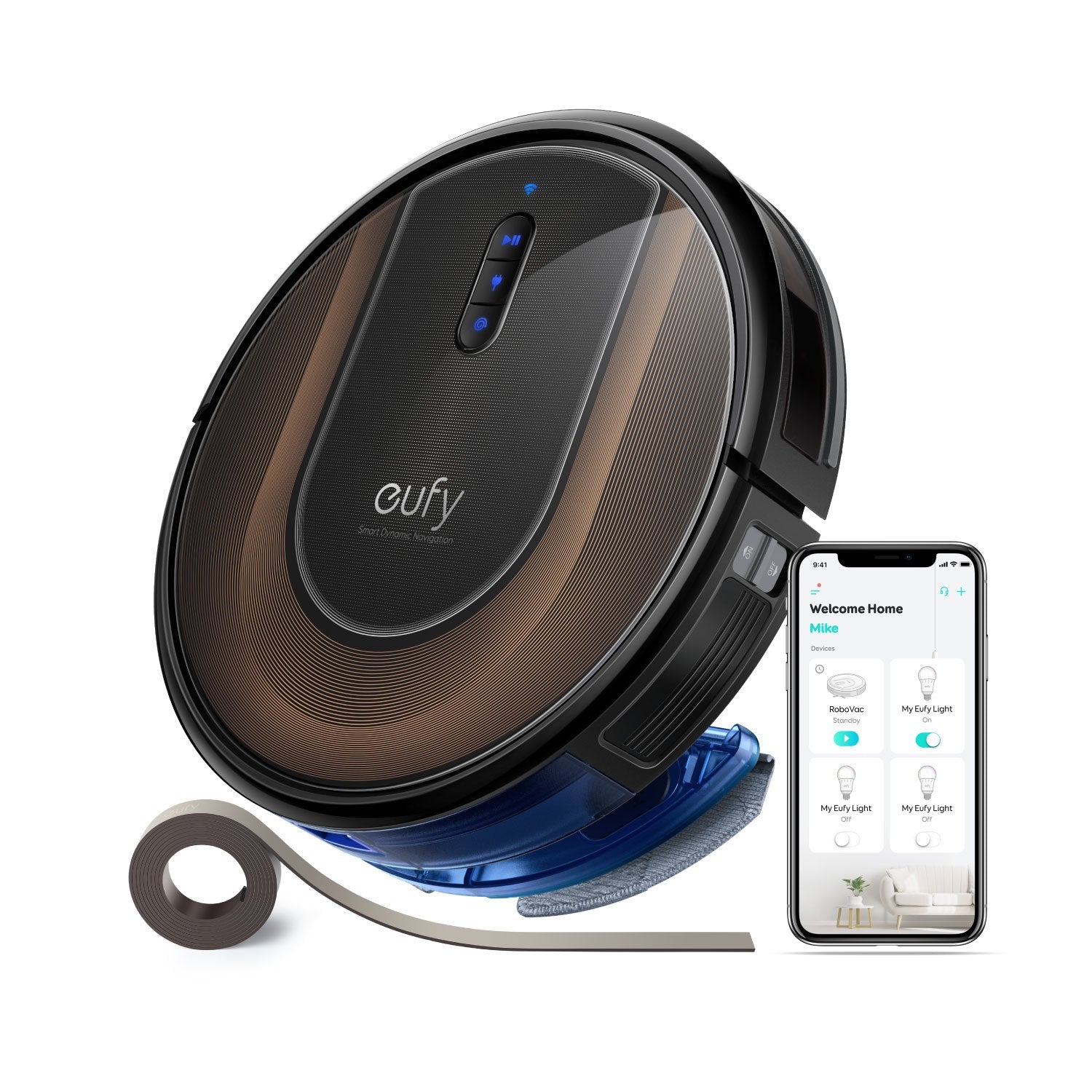 eufy-robovac-g30-hybrid-robot-aspirateur-laveur-2000pa-navigation-intelligente image 1