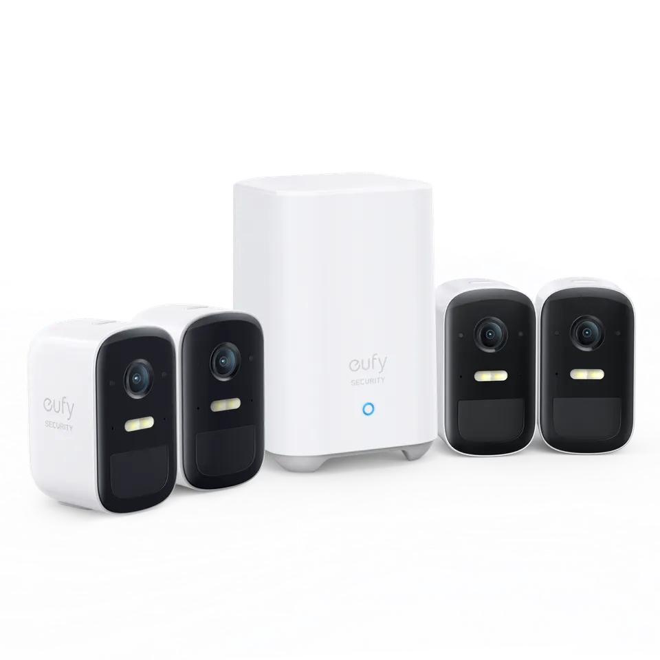 eufy-eufycam-2c-kit-4-cam-ras-sans-fil-full-hd-1080p-station image 1