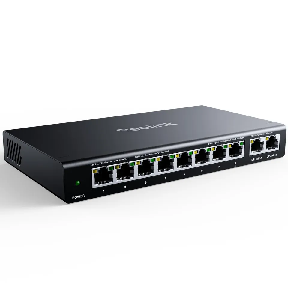 reolink-rla-ps1-commutateur-poe-8-ports-2-uplink-gigabit-120w image 1