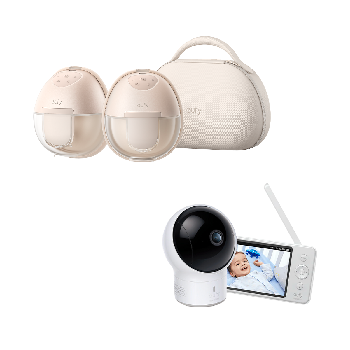eufy-s1-pro-tire-lait-portable-baby-monitor-e110-pack image 1