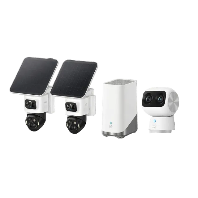 eufy-cam-ra-d-int-rieur-s350-eufy-security-s4-cam-ra-ext-rieure-solaire-wifi-4k- image 1