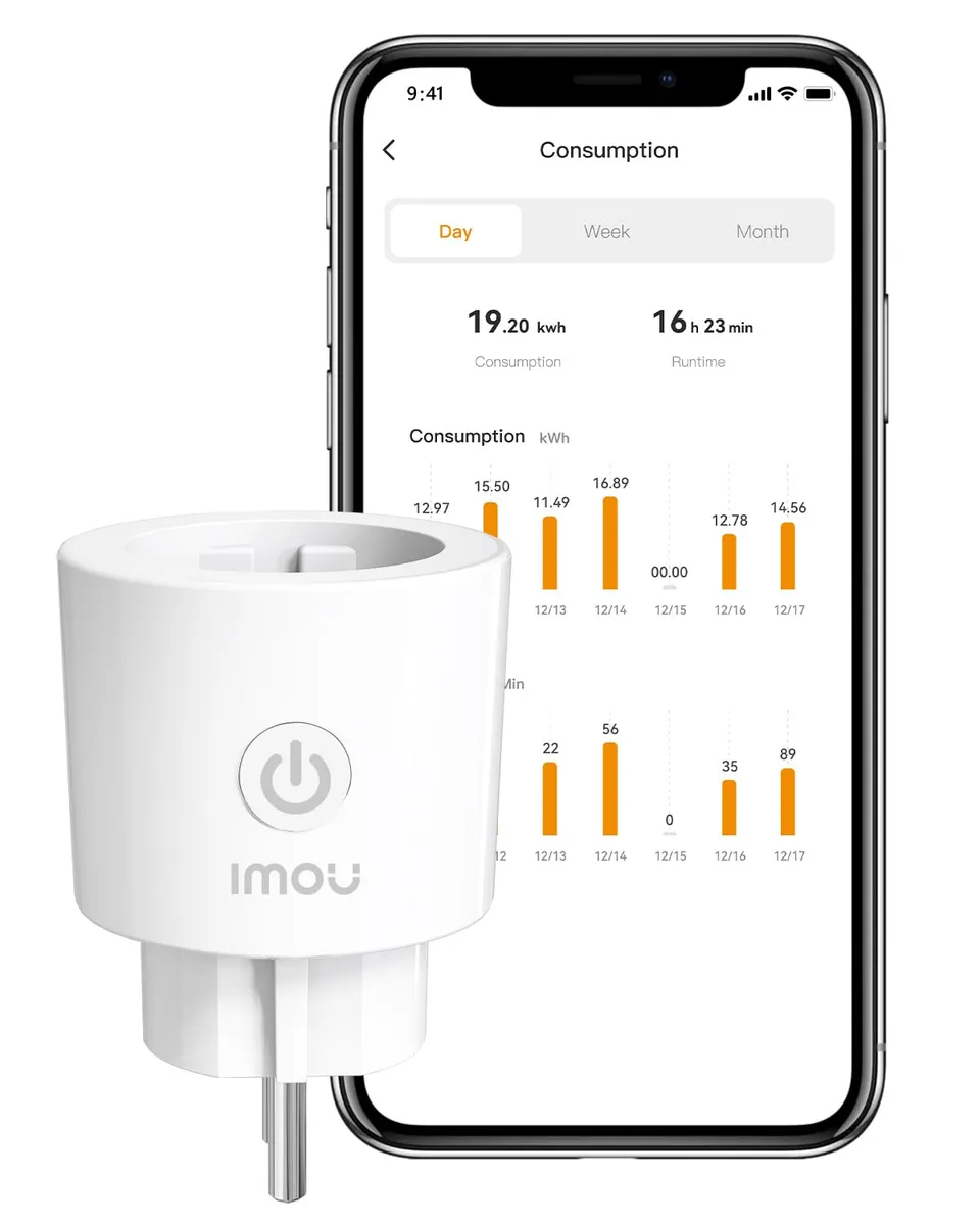 imou-ce2p-prise-connect-e-wifi-16a-3680w-avec-suivi-nergie-et-matter image 1