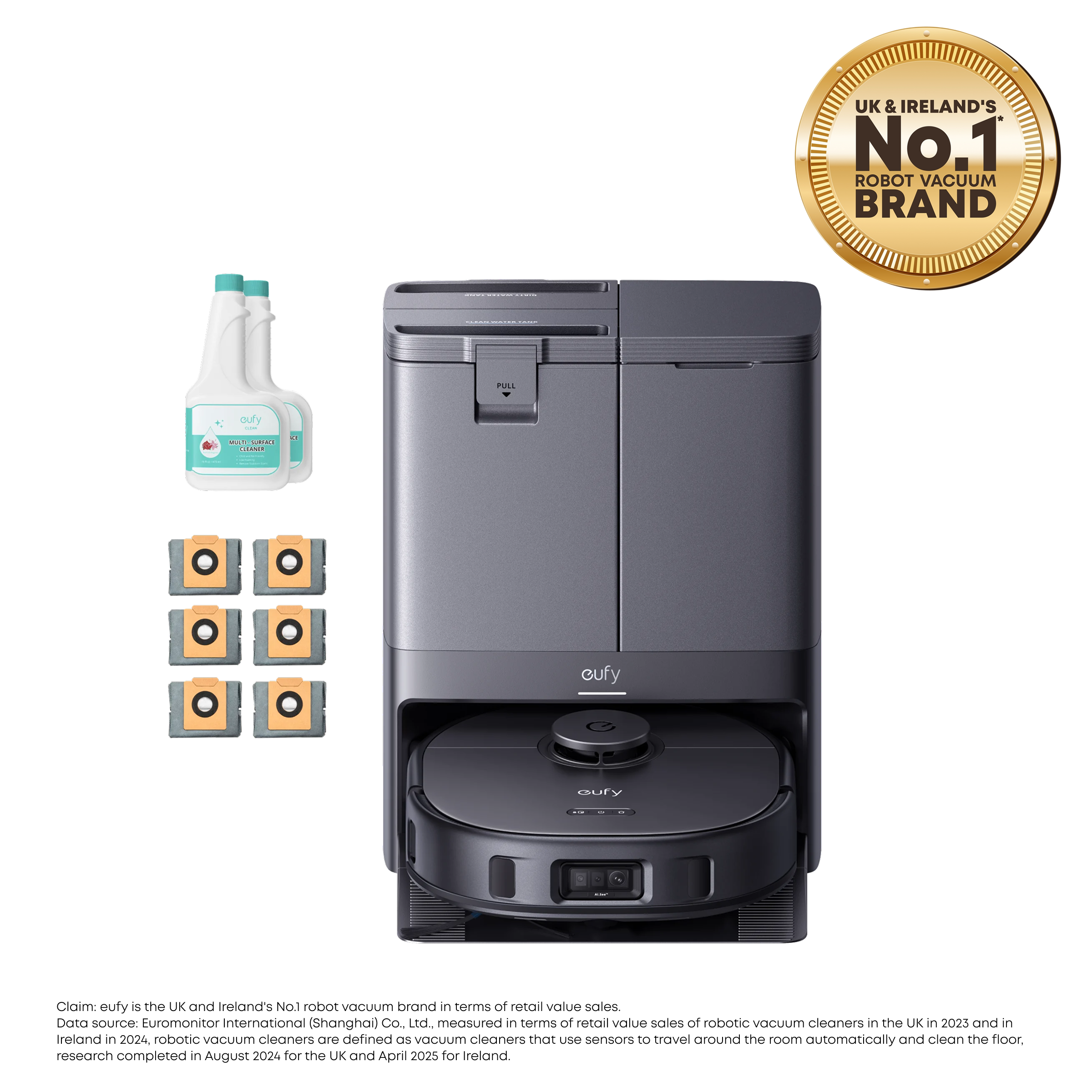 eufy-x10-pro-omni-robot-aspirateur-laveur-8000-pa-6-sacs-poussi-re-2-nettoyants- image 2