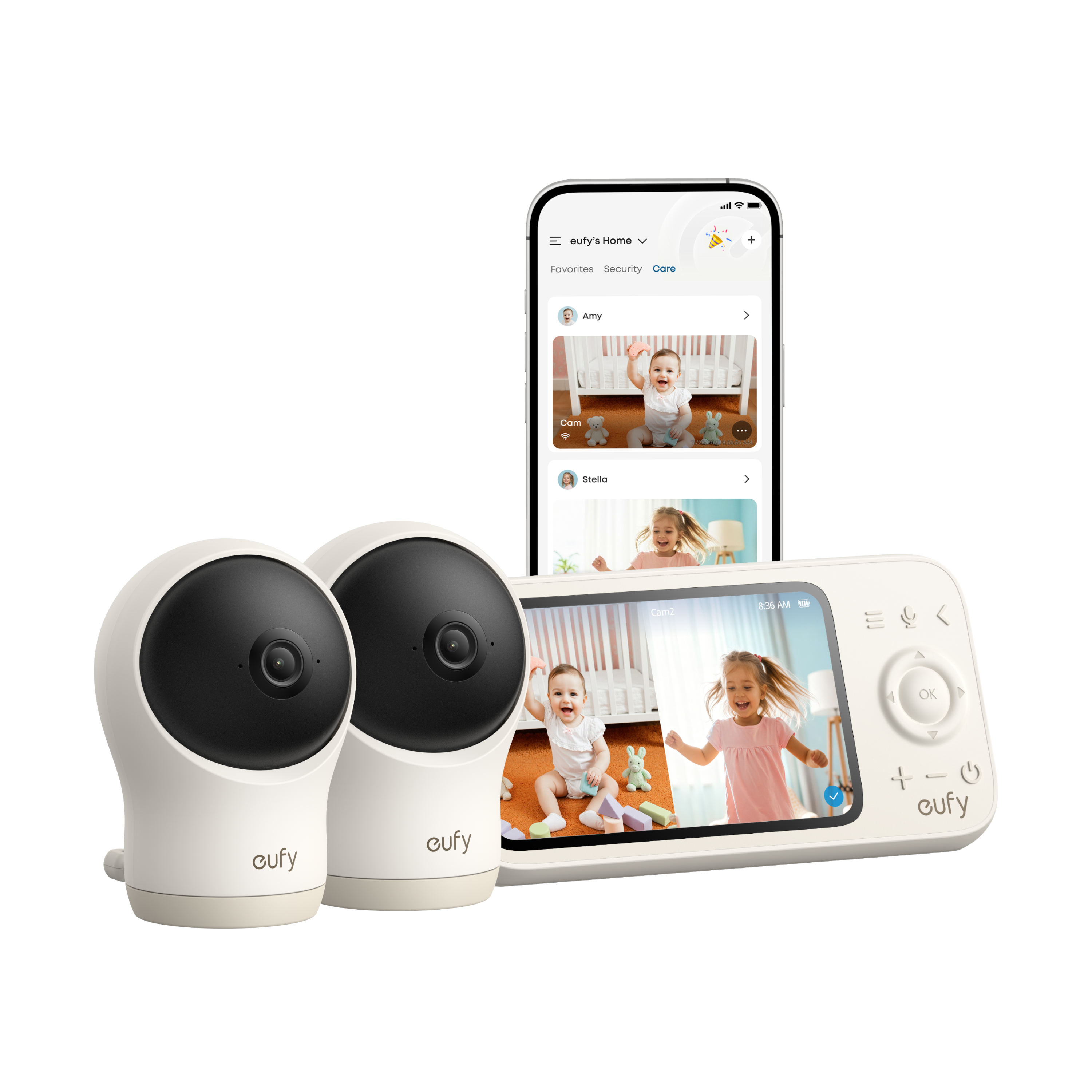 eufy-baby-monitor-c10-lot-de-2-crans-moniteurs-b-b-2k image 2