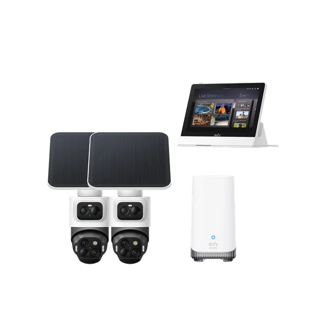 eufy-eufycam-s4-kit-2-cam-ras-smart-display-e10-cam-ra-bullet-ptz-triple-objecti-2 image 1