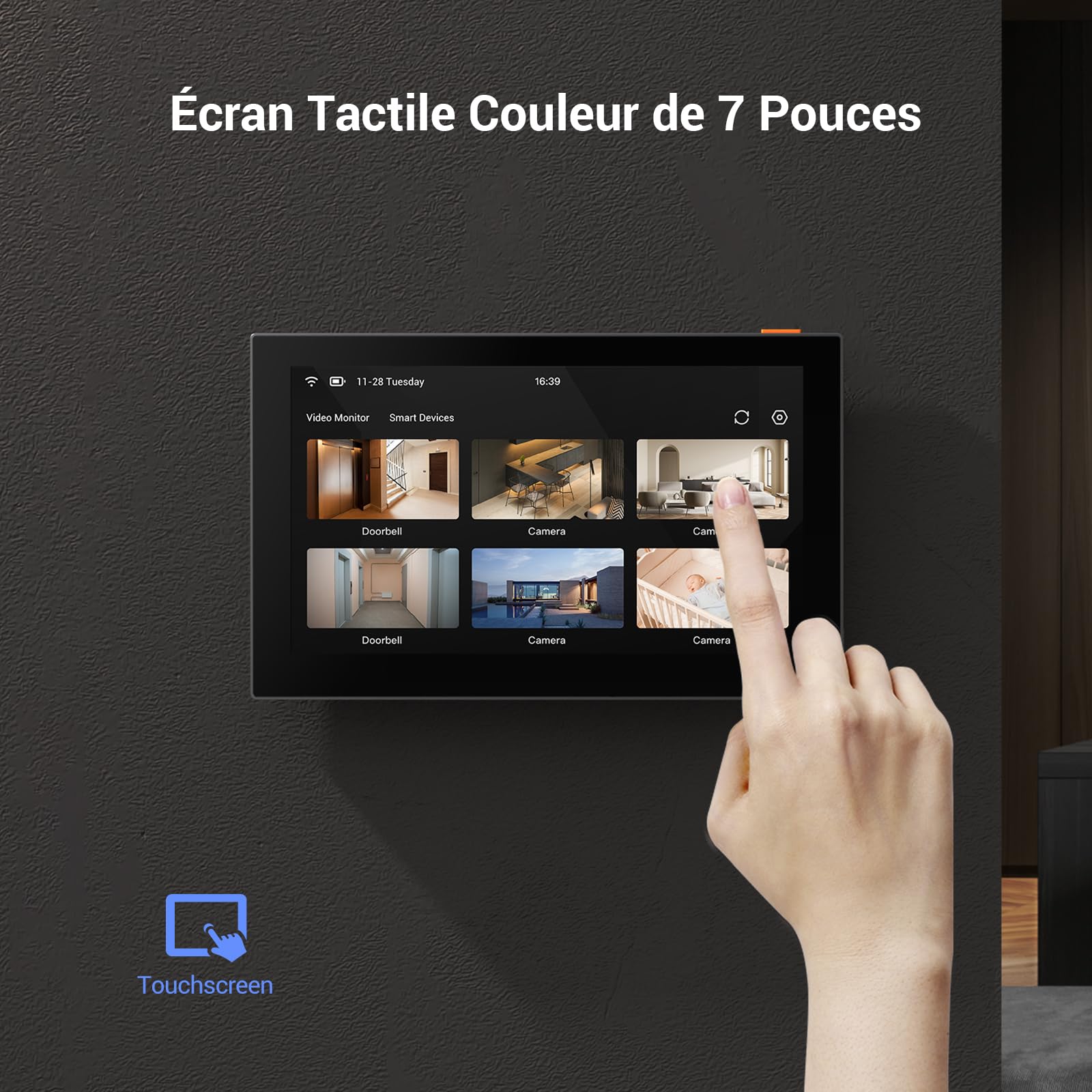 ezviz-sd7-cran-intelligent-d-int-rieur-7-tactile-sans-fil image 2