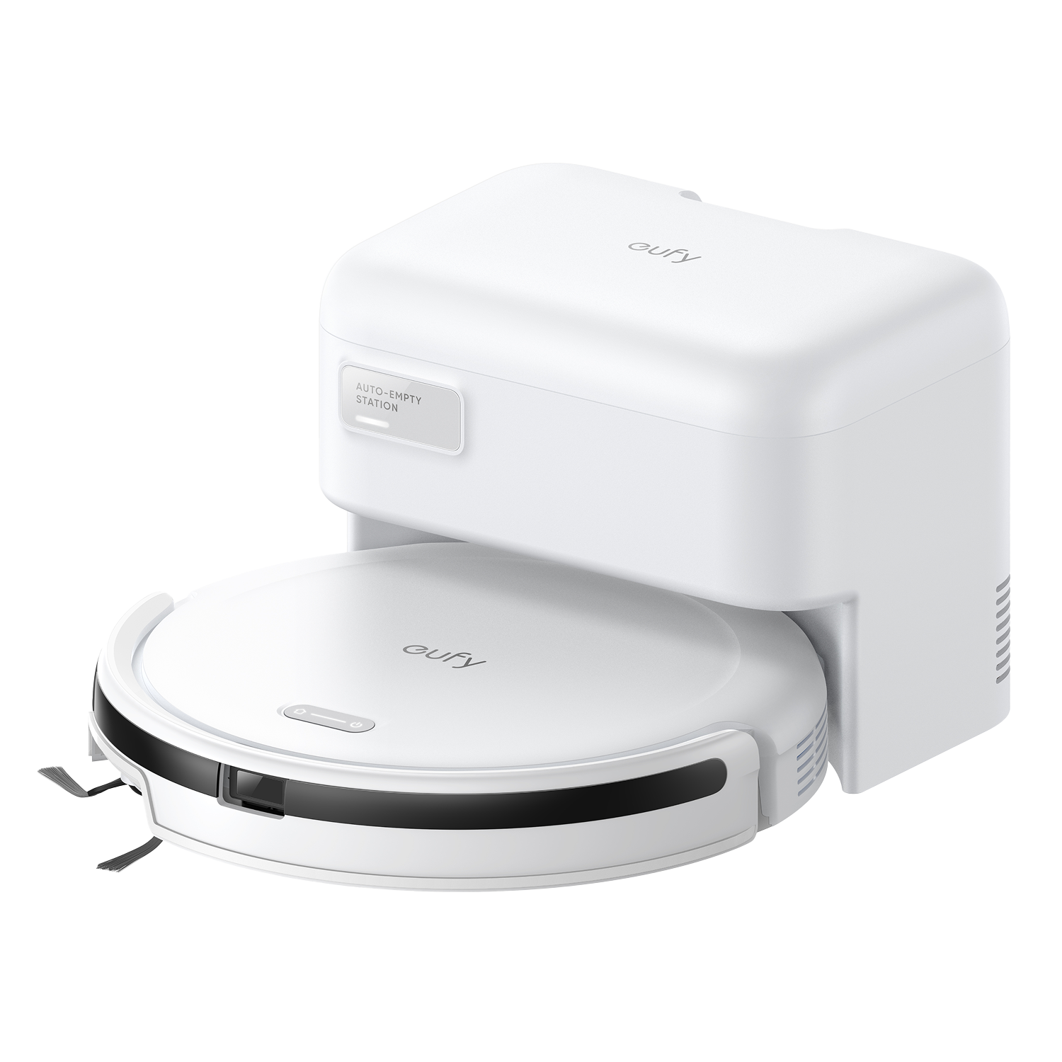 eufy-robot-aspirateur-c10-blanc-avec-station-de-vidange-automatique image 1