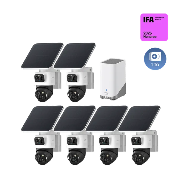 eufy-eufycam-s4-kit-6-cam-ras-bullet-ptz-disque-dur-1-to image 1