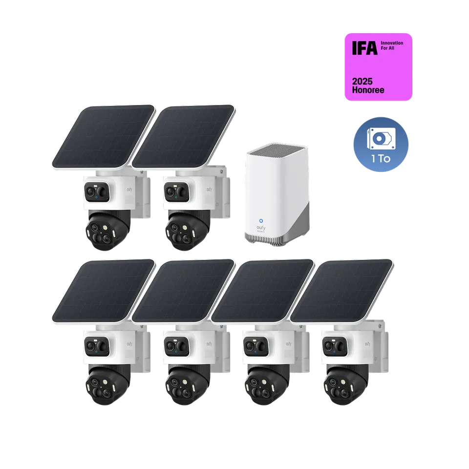 eufy-eufycam-s4-kit-6-cam-ras-bullet-ptz-disque-dur-1-to image 1