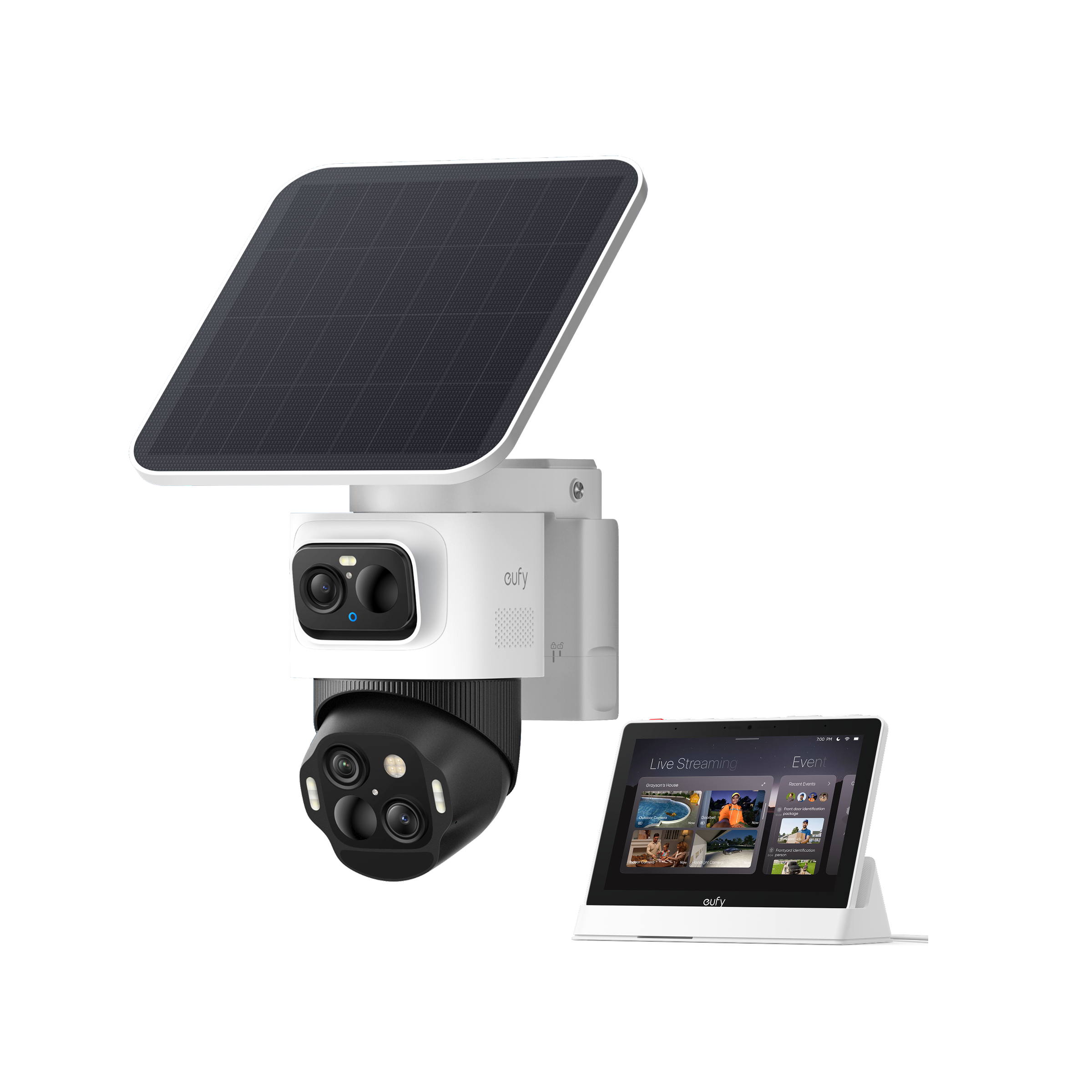 eufy-eufycam-s4-cam-ra-triple-objectif-4k-cran-connect-e10 image 1