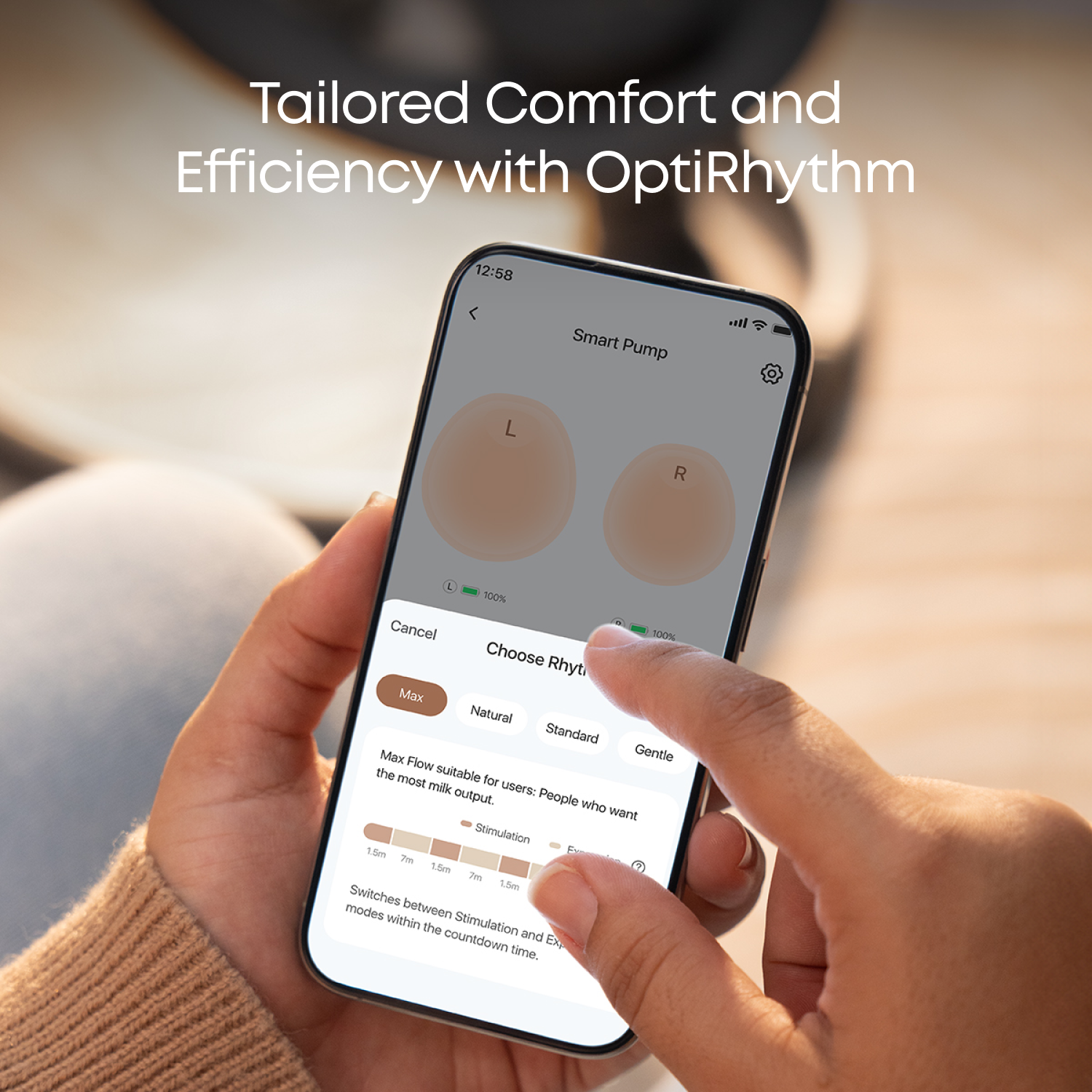 eufy-wearable-breast-pump-s1-pro-tire-lait-portable-chauffant-heatflow-avec-bo-t image 5