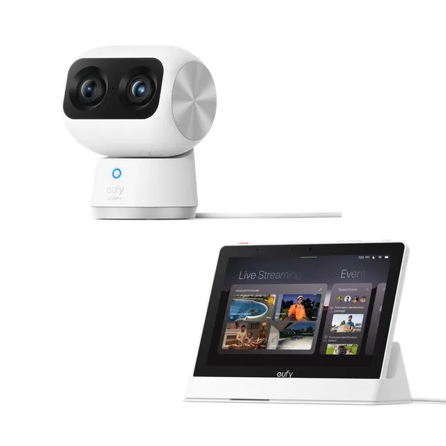 eufy-indoor-cam-s350-smart-display-e10-pack-surveillance-int-rieure-4k image 1
