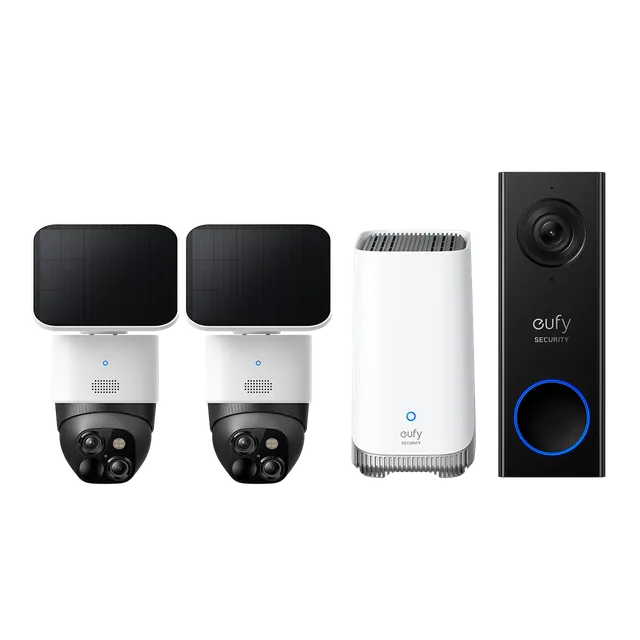 eufy-pack-2x-solocam-s340-homebase-s380-sonnette-vid-o-c30 image 1