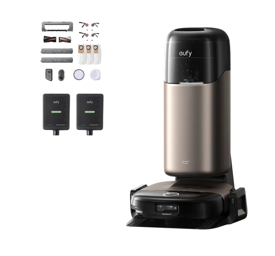 eufy-robot-aspirateur-omni-s2-kit-accessoires-nettoyant-sols-durs-x2 image 1