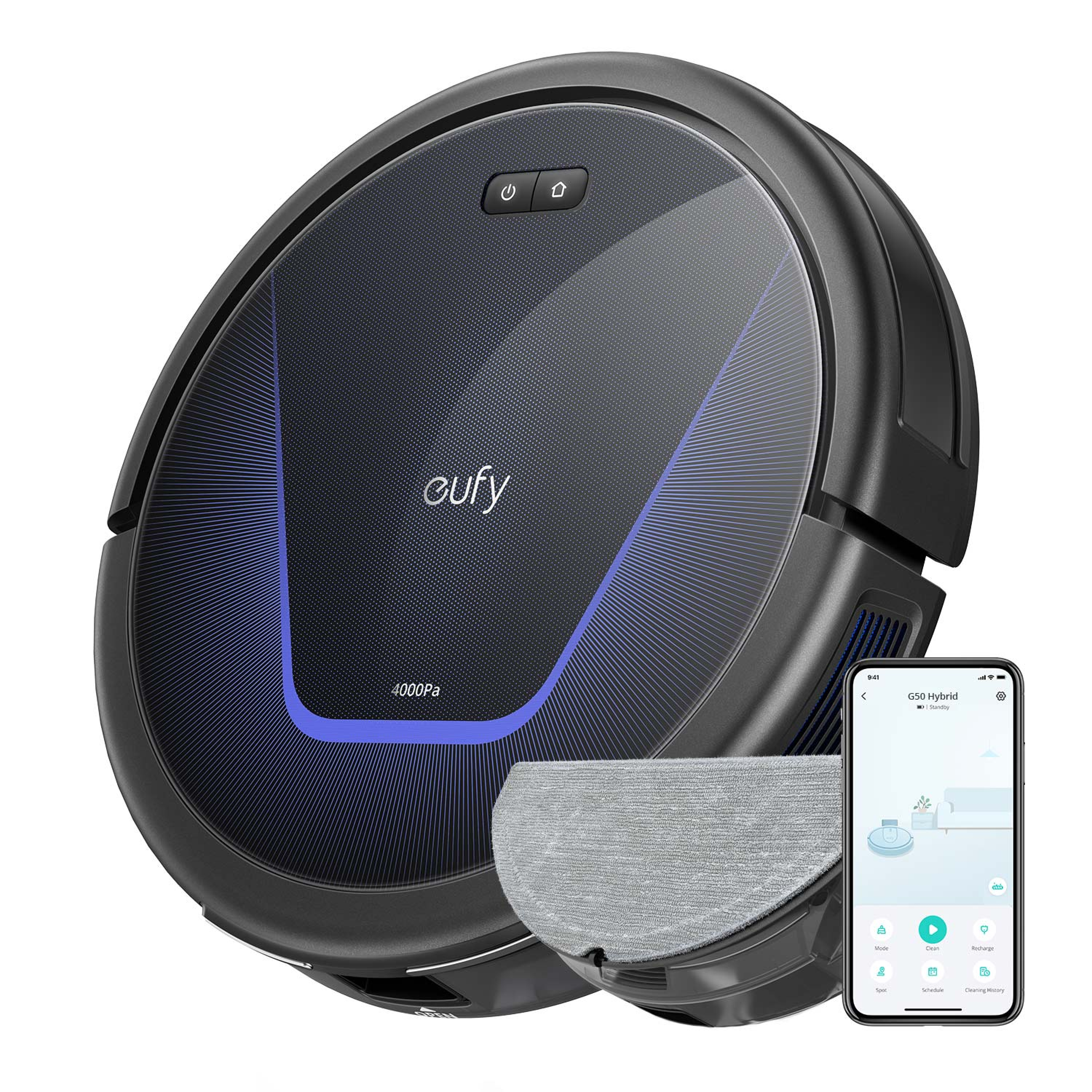 eufy-g50-hybrid-aspirateur-robot-4000-pa-avec-fonction-lavage image 1
