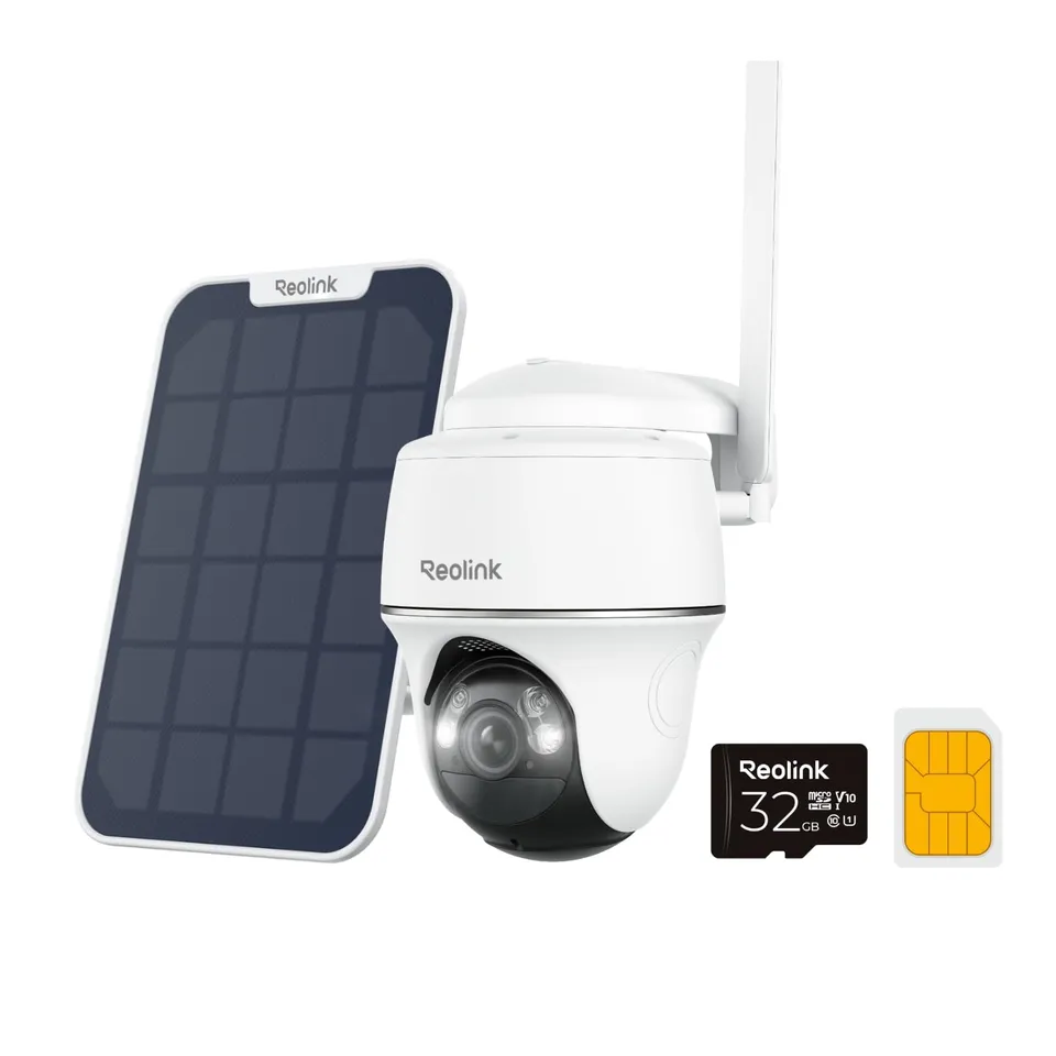 reolink-go-pt-plus-cam-ra-solaire-4g-lte-5mp-avec-carte-sim-et-microsd-32go image 1