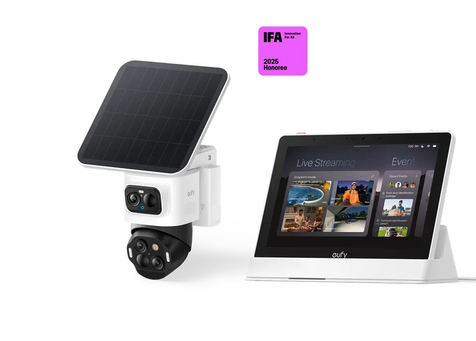 eufy-eufycam-s4-smart-display-cam-ra-bullet-ptz-solaire image 1