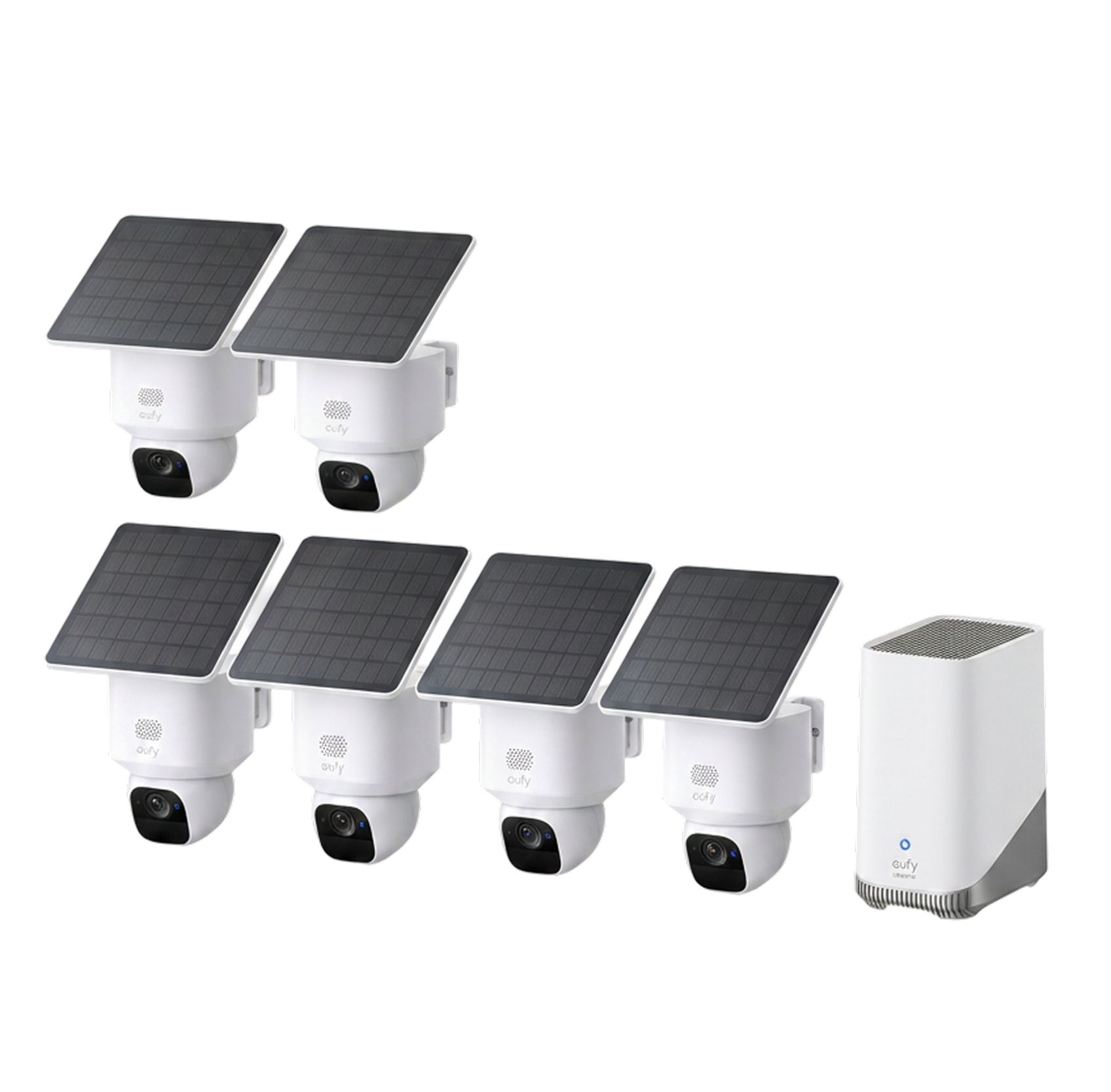 eufy-solocam-e30-pack-de-6-homebase-3-cam-ra-de-s-curit-360-avec-suivi-ia-et-pan image 1
