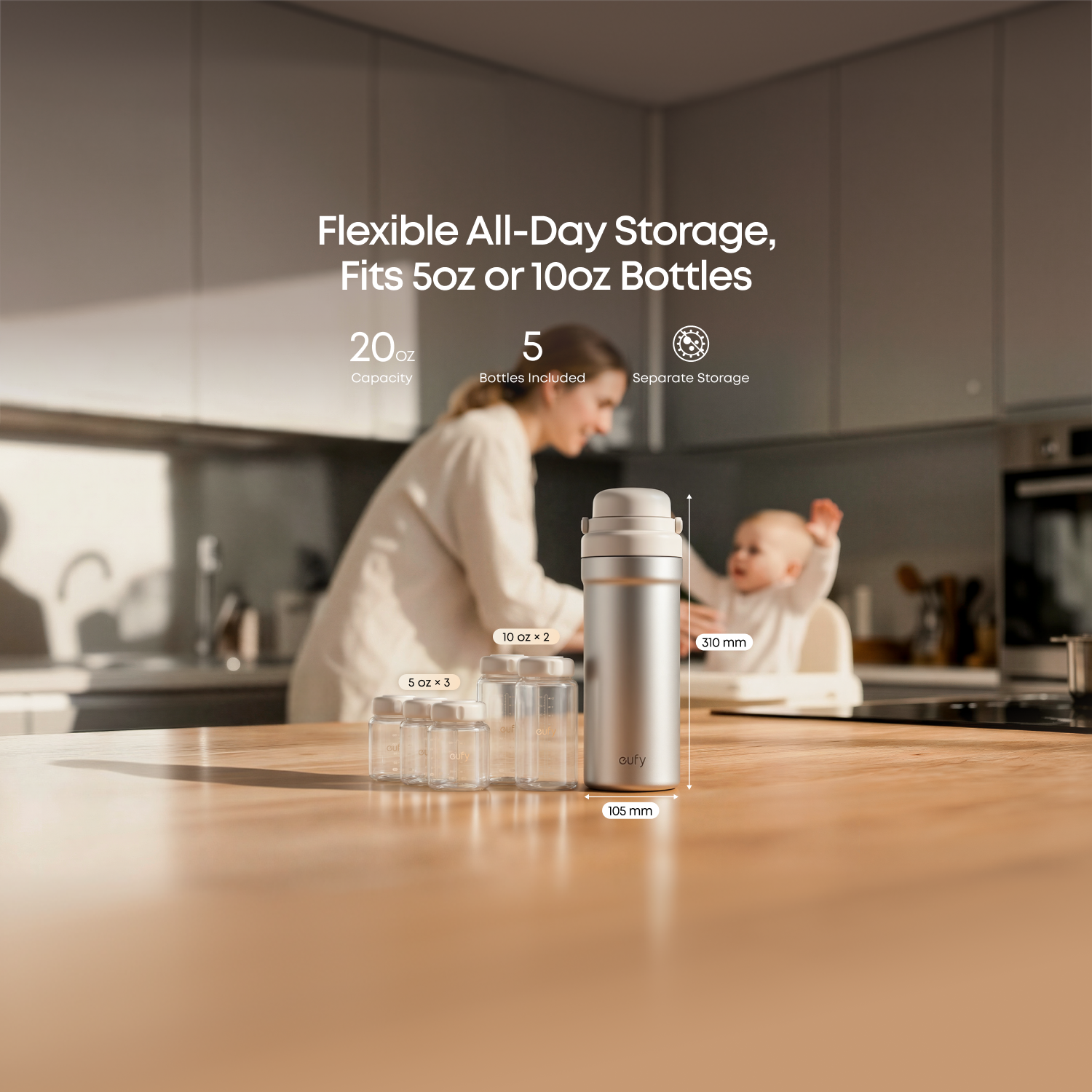 eufy-portable-milk-cooler-e10-refroidisseur-de-lait-maternel-portable-20-oz-tech image 3