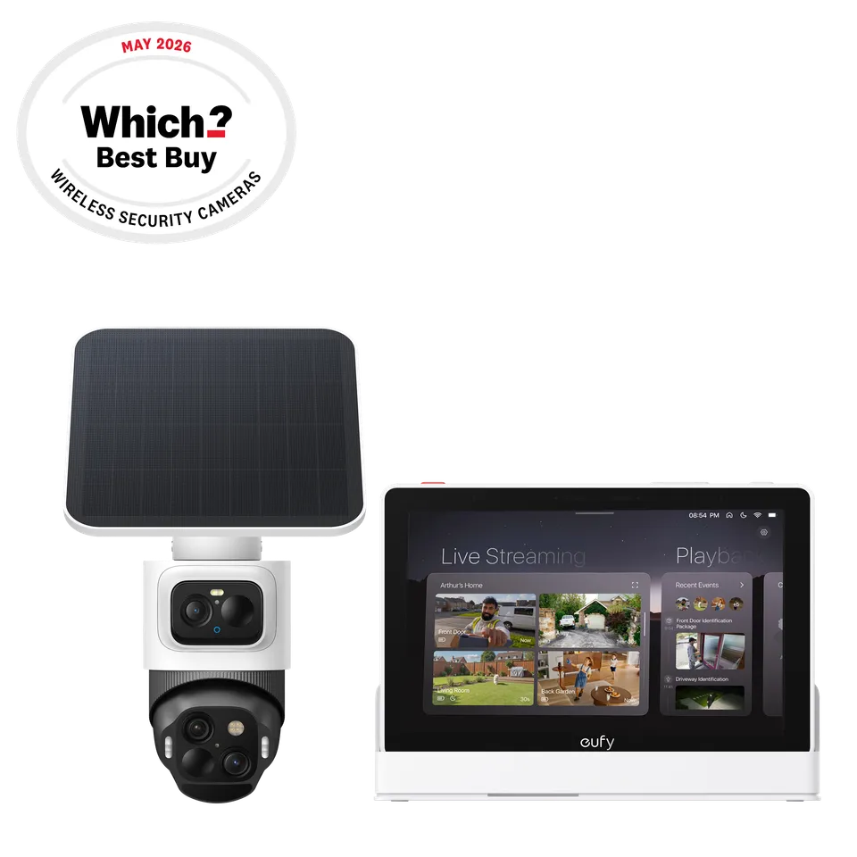 eufy-eufycam-s4-smart-display-e10-cam-ra-bullet-triple-objectif-ptz-4k-cran-conn image 1