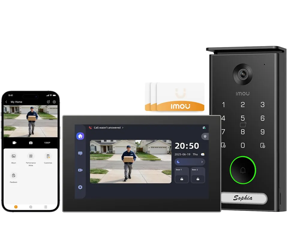 imou-vdp7-series-visiophone-connect-2-fils-cran-tactile-7-5mp-3k-ip65 image 1