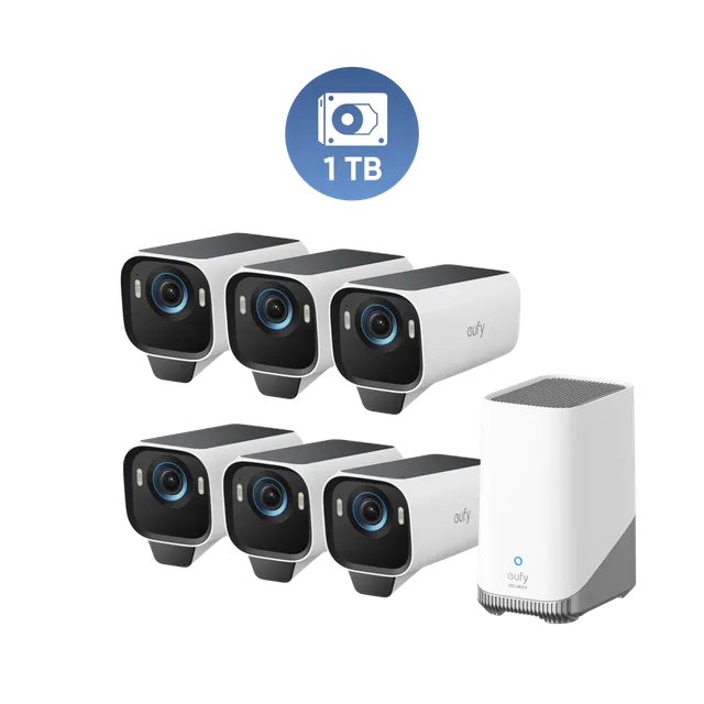 eufy-eufycam-s3-pro-kit-6-cam-ras-4k-disque-dur-1-to image 1