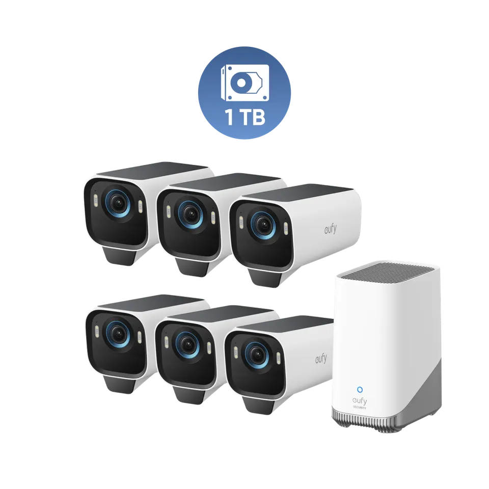 eufy-eufycam-s3-pro-kit-6-cam-ras-4k-disque-dur-1-to image 1