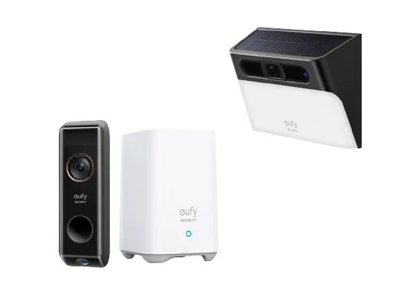 eufy-video-doorbell-s330-solar-wall-light-cam-s120 image 1
