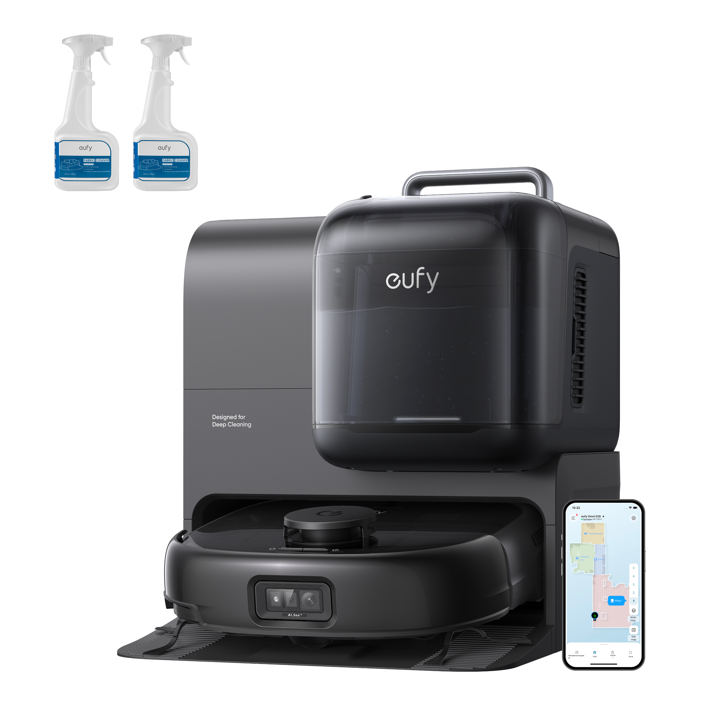 eufy-omni-e28-nettoyeur-tissus-flexone-robot-20-000-pa image 1