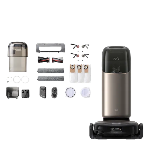 eufy-robot-aspirateur-laveur-omni-s2-vidange-auto-kit-accessoires-30000-pa image 1