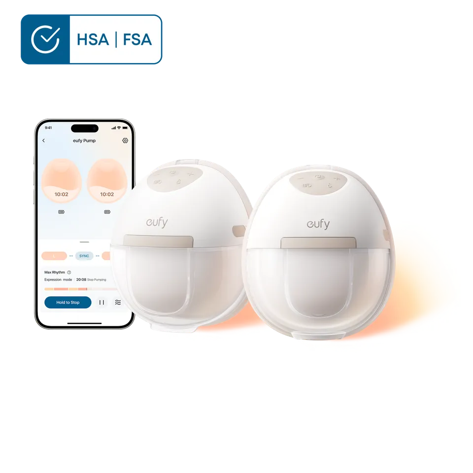 eufy-wearable-breast-pump-e20-tire-lait-portable-sans-mains-avec-technologie-cha image 1