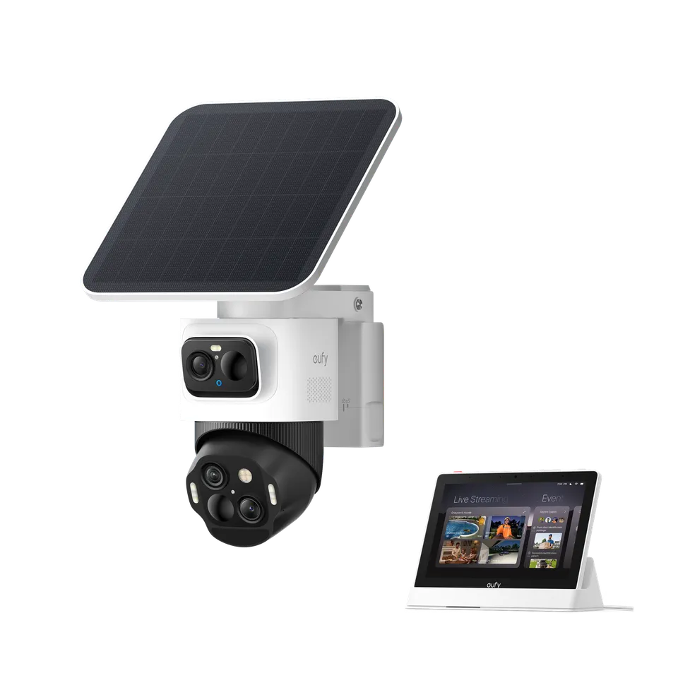 eufycam-s4-smart-display-e10-cam-ra-double-objectif-4k-cran image 1