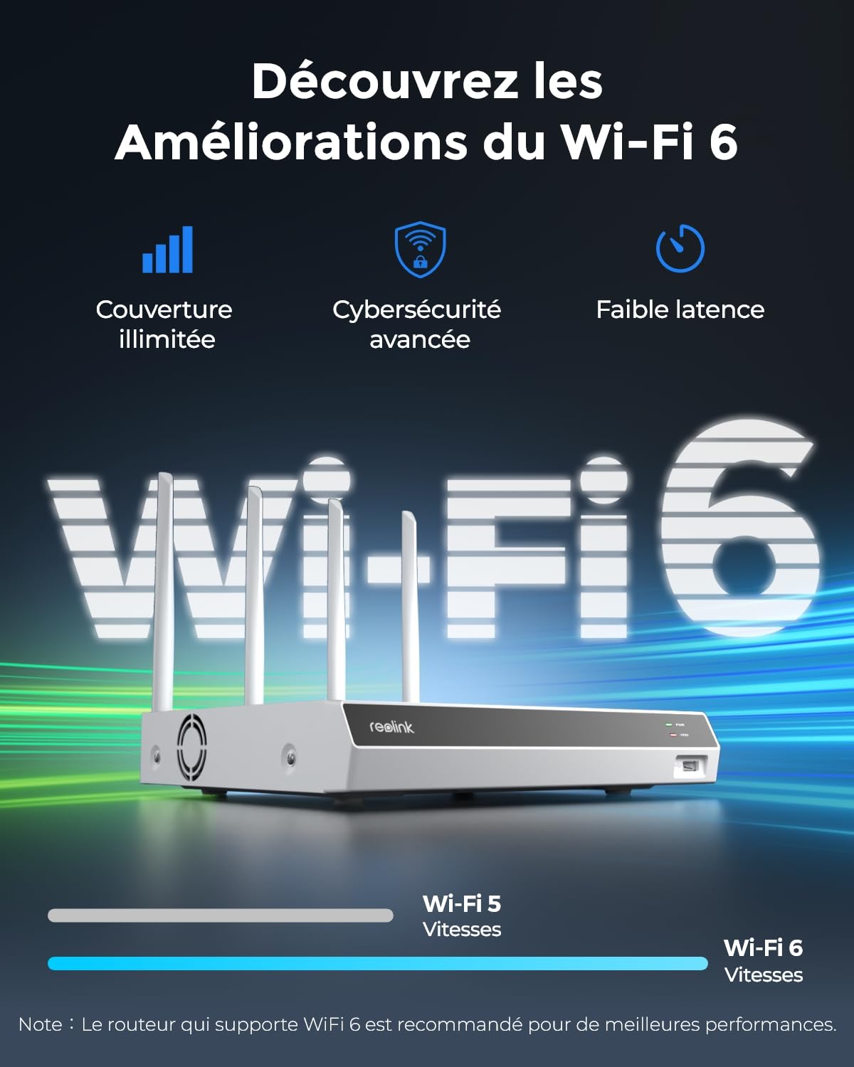 reolink-rln12w-nvr-surveillance-4k-12-canaux-wifi-6-avec-disque-dur-2-to-int-gr- image 2